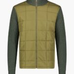 SWIMS aceituna chaqueta estilo suéter acolchada con cremallera completa ramberg ropa 2X0TR163