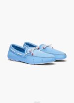 SWIMS aerosol azul mocasín de encaje trenzado zapato 2X0TR24 - Image 2