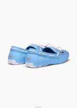 SWIMS aerosol azul mocasín de encaje trenzado zapato 2X0TR24 - Image 3