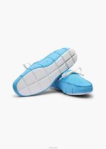 SWIMS aguamarina/blanco mocasín de encaje trenzado zapato 2X0TR41 - Image 4