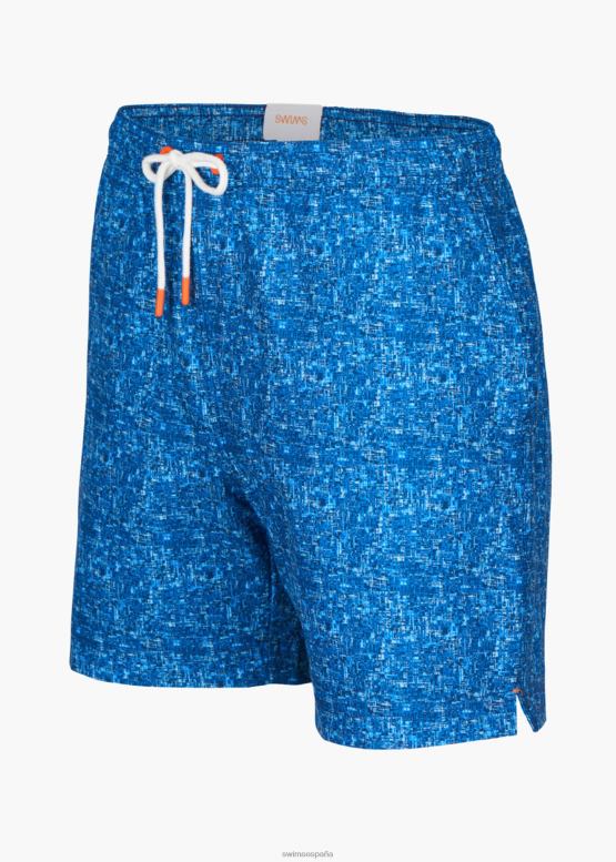 SWIMS alférez estampado azul short de baño sol 6" ropa 2X0TR307 - Image 2