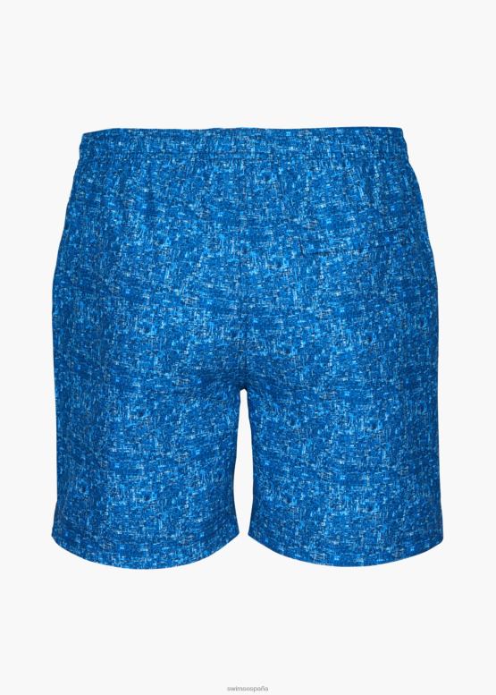 SWIMS alférez estampado azul short de baño sol 6" ropa 2X0TR307 - Image 3