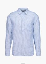 SWIMS alférez lino azul camisa amalfi popover de lino ropa 2X0TR204