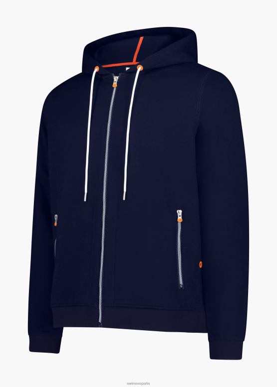 SWIMS Armada sudadera con capucha y cremallera completa de alesund ropa 2X0TR216 - Image 2