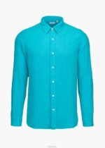 SWIMS azul claro camisa de lino amalfi ropa 2X0TR225