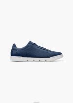 SWIMS azul marino/blanco tejido de tenis brisa zapato 2X0TR78