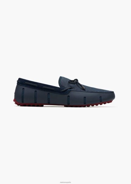 SWIMS azul marino/rojo intenso Mocasín estilo mocasín con encaje trenzado zapato 2X0TR39