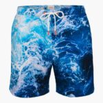 SWIMS bandera mar azul onda nadar corto 6" ropa 2X0TR290