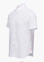 SWIMS blanco camisa palermo seersucker ropa 2X0TR213 - Image 2