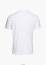 SWIMS blanco camiseta con gráfico ravello ropa 2X0TR217 - Image 3