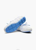 SWIMS blanco mocasín de encaje trenzado zapato 2X0TR33 - Image 4