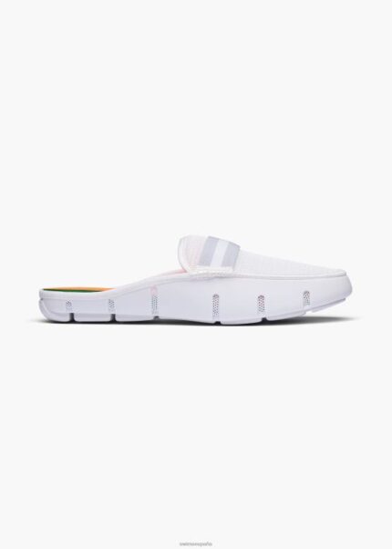 SWIMS blanco mocasín deslizante zapato 2X0TR54