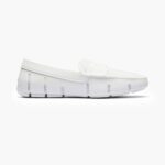 SWIMS blanco mocasín zapato 2X0TR57