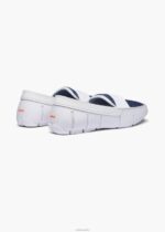 SWIMS blanco mocasines estampados zapato 2X0TR23 - Image 3