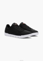 SWIMS blanco negro tejido de tenis brisa zapato 2X0TR76 - Image 2