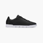 SWIMS blanco negro tejido de tenis brisa zapato 2X0TR76