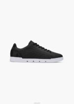 SWIMS blanco negro tejido de tenis brisa zapato 2X0TR76