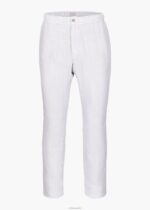 SWIMS blanco pantalón amalfi slim de lino ropa 2X0TR278