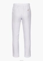 SWIMS blanco pantalón amalfi slim de lino ropa 2X0TR278 - Image 3