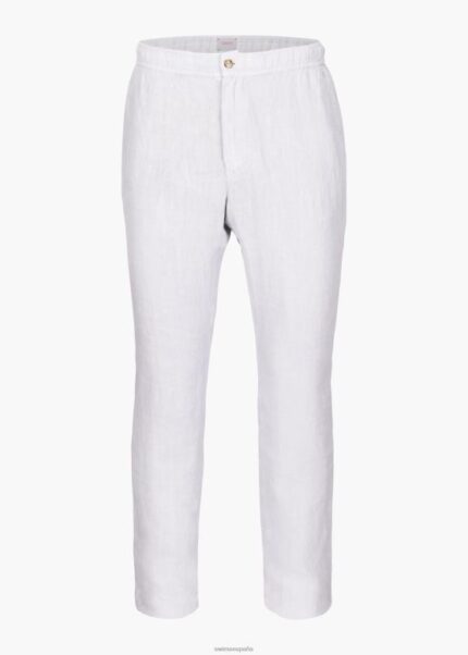 SWIMS blanco pantalón amalfi slim de lino ropa 2X0TR278
