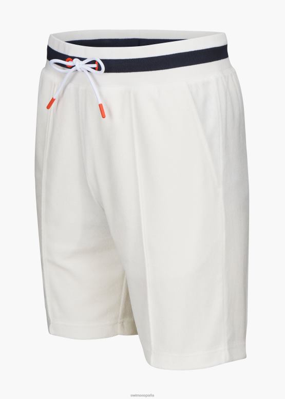 SWIMS blanco pantalones cortos de felpa lido ropa 2X0TR277 - Image 2