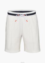 SWIMS blanco pantalones cortos de felpa lido ropa 2X0TR277