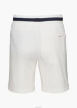SWIMS blanco pantalones cortos de felpa lido ropa 2X0TR277 - Image 3