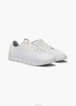 SWIMS blanco tejido de tenis brisa zapato 2X0TR70 - Image 2
