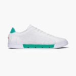 SWIMS blanco/verde hierba tejido de tenis brisa zapato 2X0TR72