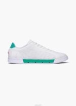 SWIMS blanco/verde hierba tejido de tenis brisa zapato 2X0TR72