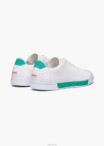 SWIMS blanco/verde hierba tejido de tenis brisa zapato 2X0TR72 - Image 3