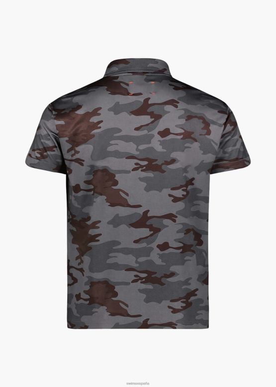 SWIMS camuflaje gris polo manga corta ropa 2X0TR234 - Image 2