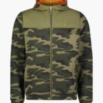 SWIMS camuflaje verde tind camuflaje con cremallera completa ropa 2X0TR318