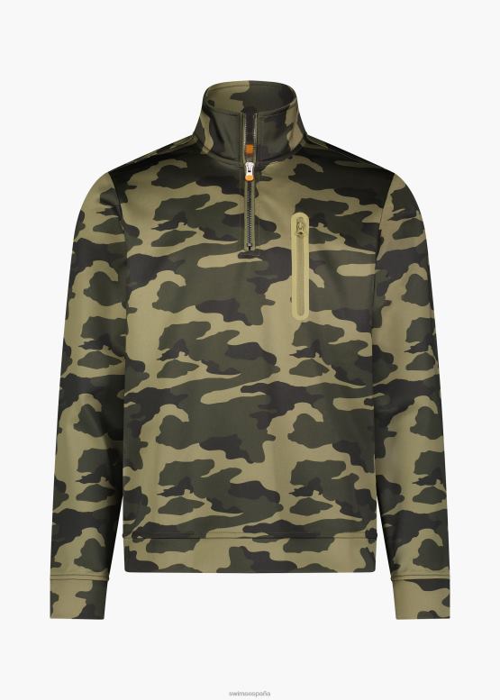 swims_camuflaje_verde_tind_camuflaje_con_cremallera_de_1_4_ropa_2x0tr194.jpg SWIMS camuflaje verde tind camuflaje con cremallera de 1/4 ropa 2X0TR194 - Image 1