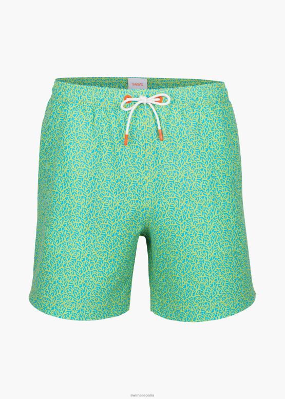 SWIMS coral limón sotogrande bañador corto 6" ropa 2X0TR309 - Image 1
