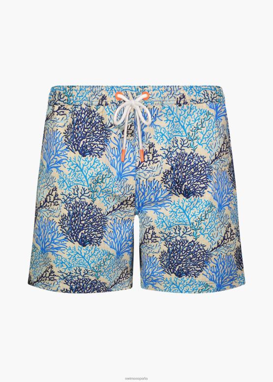 SWIMS corallo zafiro onda nadar corto 6" ropa 2X0TR298 - Image 1