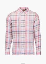 SWIMS cuadros blancos camisa amalfi de lino a cuadros ropa 2X0TR249 - Image 2