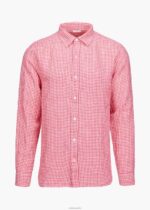 SWIMS cuadros campari camisa amalfi de lino a cuadros ropa 2X0TR259