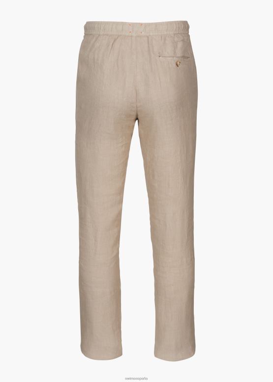 SWIMS Duna de arena pantalón amalfi slim de lino ropa 2X0TR273 - Image 3
