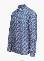 SWIMS flora marina camisa de lino estampada amalfi ropa 2X0TR195 - Image 3