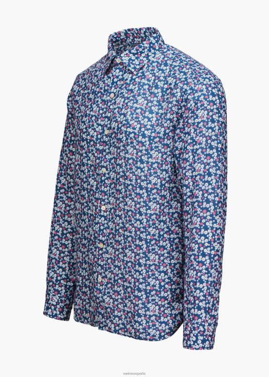 SWIMS flora marina camisa de lino estampada amalfi ropa 2X0TR195 - Image 3