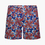 SWIMS flores de zafiro onda nadar corto 6" ropa 2X0TR286