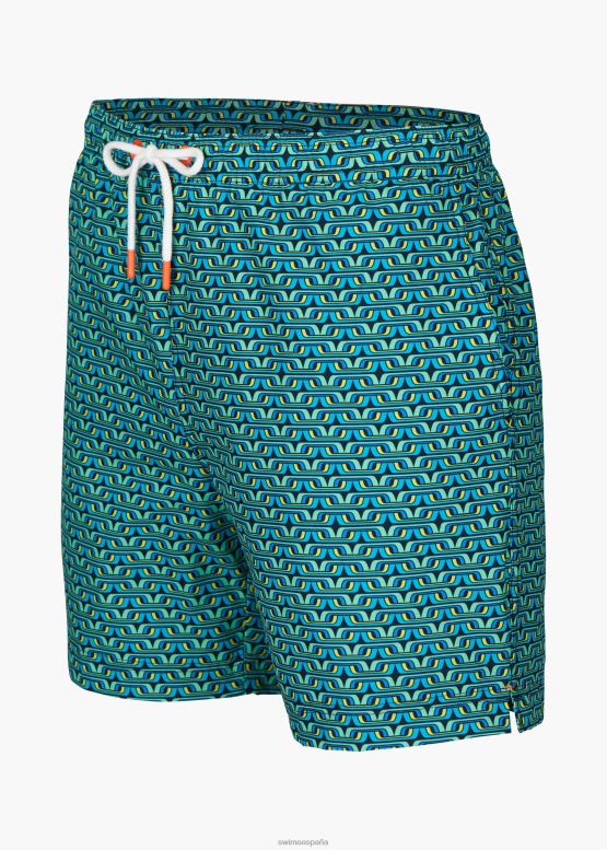SWIMS geo de cristal de mar short de baño sol 6" ropa 2X0TR289 - Image 2