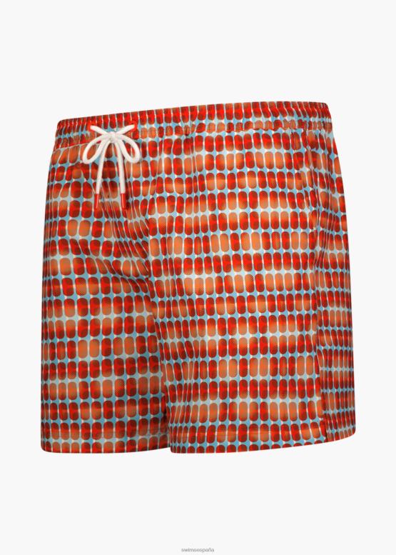 SWIMS geo naranja onda nadar corto 6" ropa 2X0TR299 - Image 3