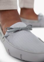SWIMS gris claro mocasín de encaje trenzado zapato 2X0TR40 - Image 7