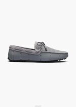 SWIMS gris negro conductor tejido zapato 2X0TR19