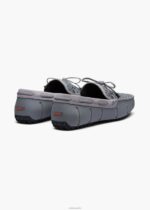 SWIMS gris negro conductor tejido zapato 2X0TR19 - Image 3