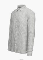 SWIMS guinga de nogal americano camisa amalfi de lino a cuadros ropa 2X0TR250 - Image 3