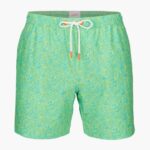 SWIMS impresión cerúlea onda nadar corto 6" ropa 2X0TR297