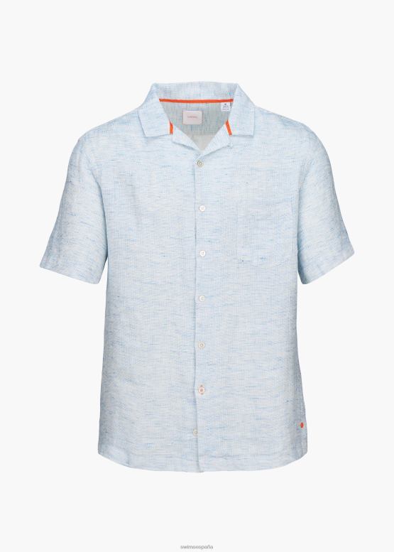 SWIMS lino de cielos azules camisa capri de lino ropa 2X0TR202 - Image 1